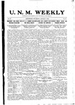 U.N.M. Weekly, Volume 011, No 19, 1/9/1909 by University of New Mexico