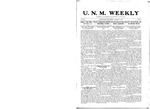 U.N.M. Weekly, Volume 011, No 20, 1/16/1909 by University of New Mexico