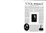 U.N.M. Weekly, Volume 011, No 21, 1/23/1909 by University of New Mexico