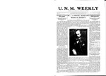 U.N.M. Weekly, Volume 011, No 28, 3/20/1909 by University of New Mexico