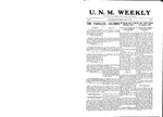 U.N.M. Weekly, Volume 011, No 31, 4/10/1909 by University of New Mexico