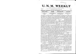 U.N.M. Weekly, Volume 011, No 33, 4/24/1909 by University of New Mexico