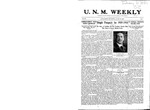 U.N.M. Weekly, Volume 012, No 1, 8/28/1909 by University of New Mexico