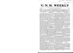 U.N.M. Weekly, Volume 012, No 4, 9/18/1909 by University of New Mexico