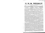 U.N.M. Weekly, Volume 012, No 6, 10/2/1909
