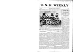 U.N.M. Weekly, Volume 012, No 11, 11/6/1909 by University of New Mexico