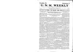 U.N.M. Weekly, Volume 012, No 15, 12/4/1909 by University of New Mexico