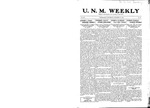 U.N.M. Weekly, Volume 012, No 17, 12/18/1909 by University of New Mexico