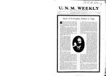 U.N.M. Weekly, Volume 012, No 20, 1/22/1910 by University of New Mexico