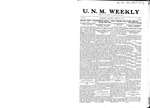 U.N.M. Weekly, Volume 012, No 24, 2/19/1910 by University of New Mexico