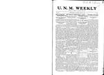 U.N.M. Weekly, Volume 012, No 27, 3/12/1910 by University of New Mexico