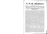 U.N.M. Weekly, Volume 012, No 33, 4/23/1910 by University of New Mexico