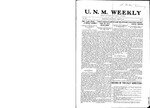 U.N.M. Weekly, Volume 012, No 34, 4/30/1910 by University of New Mexico