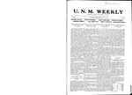 U.N.M. Weekly, Volume 012, No 35, 5/7/1910 by University of New Mexico