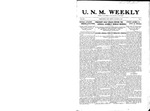 U.N.M. Weekly, Volume 013, No 5, 10/8/1910