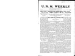 U.N.M. Weekly, Volume 013, No 10, 11/12/1910 by University of New Mexico