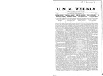 U.N.M. Weekly, Volume 013, No 11, 11/19/1910 by University of New Mexico