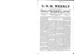 U.N.M. Weekly, Volume 013, No 12, 11/26/1910 by University of New Mexico