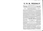 U.N.M. Weekly, Volume 013, No 13, 12/3/1910 by University of New Mexico