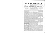 U.N.M. Weekly, Volume 013, No 16, 1/7/1911 by University of New Mexico