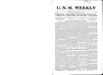 U.N.M. Weekly, Volume 013, No 18, 1/21/1911 by University of New Mexico