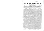 U.N.M. Weekly, Volume 013, No 24, 3/4/1911 by University of New Mexico