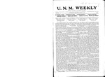 U.N.M. Weekly, Volume 013, No 25, 3/11/1911 by University of New Mexico