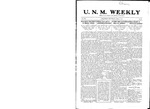 U.N.M. Weekly, Volume 013, No 28, 4/1/1911 by University of New Mexico