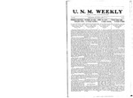U.N.M. Weekly, Volume 013, No 32, 4/29/1911 by University of New Mexico