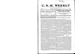 U.N.M. Weekly, Volume 013, No 35, 5/20/1911 by University of New Mexico