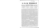 U.N.M. Weekly, Volume 014, No 6, 10/14/1911 by University of New Mexico