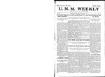 U.N.M. Weekly, Volume 014, No 10, 11/11/1911 by University of New Mexico