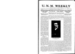 U.N.M. Weekly, Volume 014, No 15, 12/16/1911 by University of New Mexico