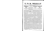 U.N.M. Weekly, Volume 014, No 20, 2/3/1912 by University of New Mexico