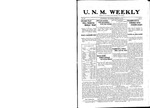 U.N.M. Weekly, Volume 014, No 23, 2/24/1912 by University of New Mexico