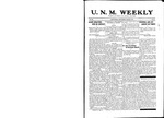 U.N.M. Weekly, Volume 014, No 25, 3/9/1912 by University of New Mexico
