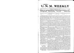 U.N.M. Weekly, Volume 014, No 30, 4/13/1912 by University of New Mexico