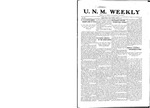 U.N.M. Weekly, Volume 014, No 32, 4/27/1912 by University of New Mexico