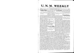 U.N.M. Weekly, Volume 014, No 33, 5/4/1912 by University of New Mexico