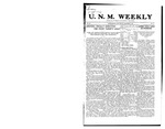 U.N.M. Weekly, Volume 015, No 12, 12/2/1912 by University of New Mexico