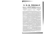 U.N.M. Weekly, Volume 015, No 14, 12/16/1912 by University of New Mexico