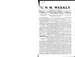 U.N.M. Weekly, Volume 015, No 17, 1/20/1913 by University of New Mexico