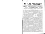 U.N.M. Weekly, Volume 015, No 21, 2/17/1913 by University of New Mexico