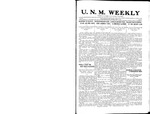 U.N.M. Weekly, Volume 015, No 28, 4/7/1913 by University of New Mexico