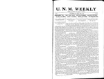 U.N.M. Weekly, Volume 015, No 30, 4/21/1913 by University of New Mexico