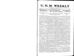 U.N.M. Weekly, Volume 015, No 32, 5/5/1913 by University of New Mexico