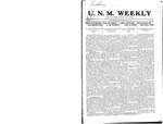 U.N.M. Weekly, Volume 015, No 35, 5/26/1913 by University of New Mexico