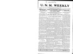 U.N.M. Weekly, Volume 016, No 11, 11/18/1913 by University of New Mexico