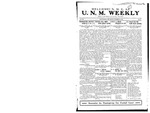 U.N.M. Weekly, Volume 016, No 12, 11/25/1913 by University of New Mexico