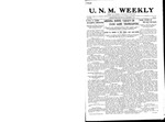 U.N.M. Weekly, Volume 016, No 13, 12/2/1913 by University of New Mexico
